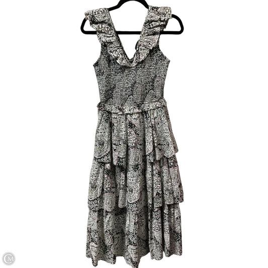 Dress Casual Maxi By Cleobella In Green & White, Size: S