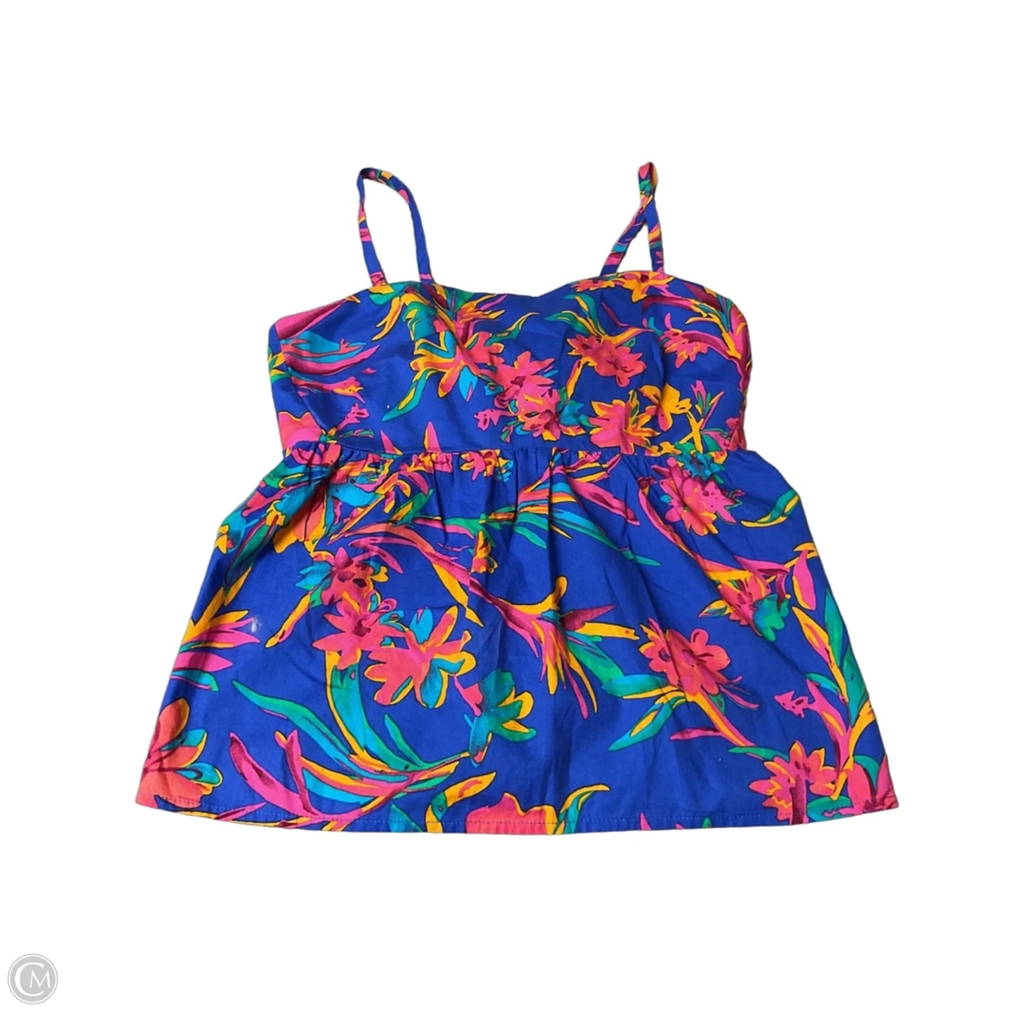 Top Sleeveless By J. Crew In Tropical Print, Size: 0
