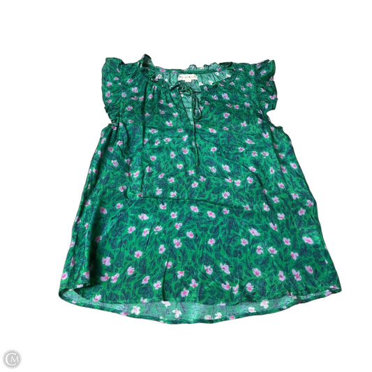 Top Sleeveless By Roller Rabbit In Floral Print, Size: Xs