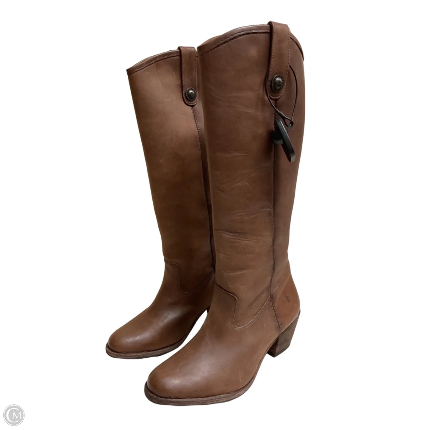 Boots Designer By Frye In Brown, Size: 6.5