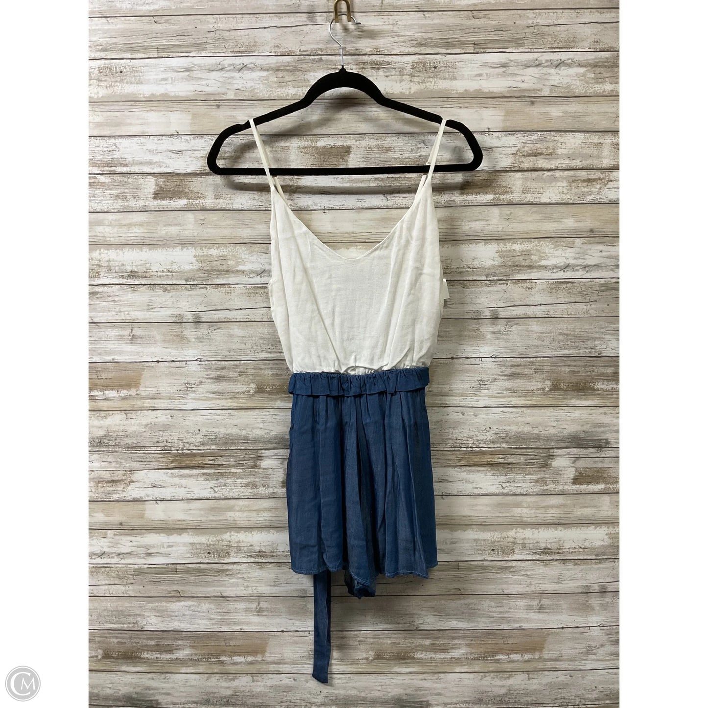 Romper By Altard State In Blue & White, Size: M