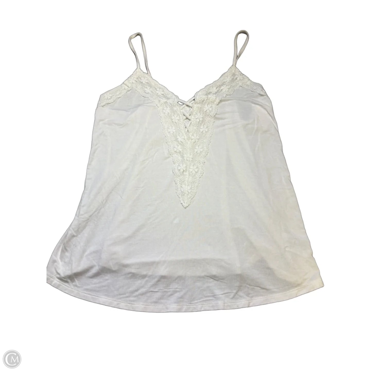 Tank Top By American Eagle In White, Size: M