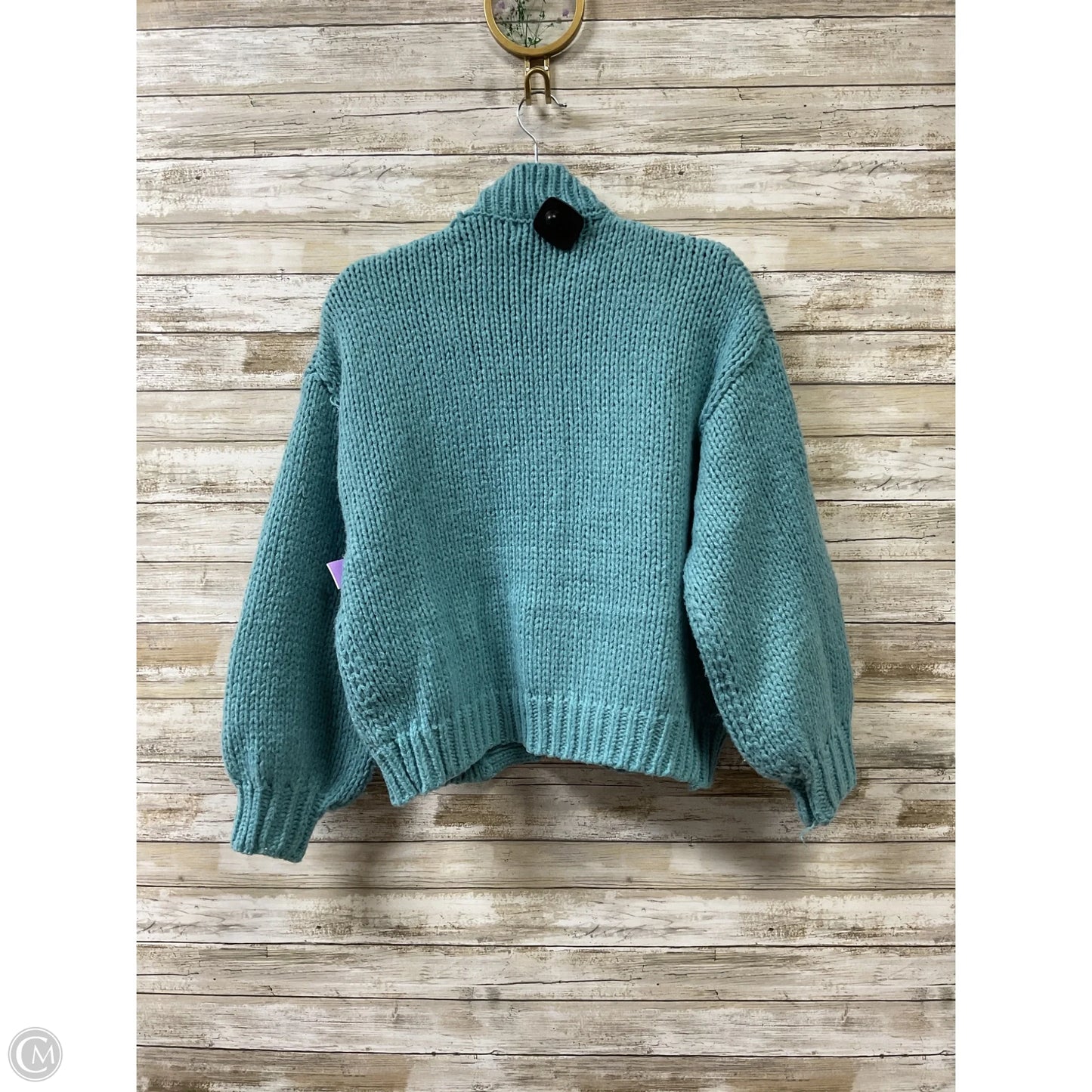 Cardigan By Clothes Mentor In Blue, Size: Os