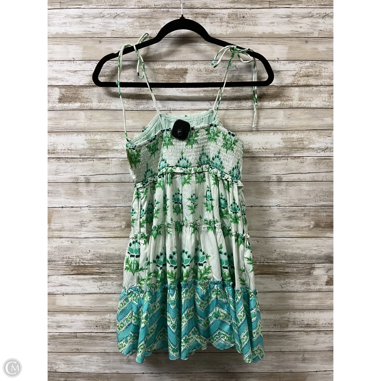 Dress Casual Short By Celina Moon In Tropical Print, Size: M