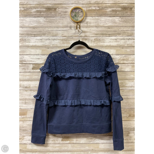 Top Long Sleeve Designer By Lilly Pulitzer In Navy, Size: M