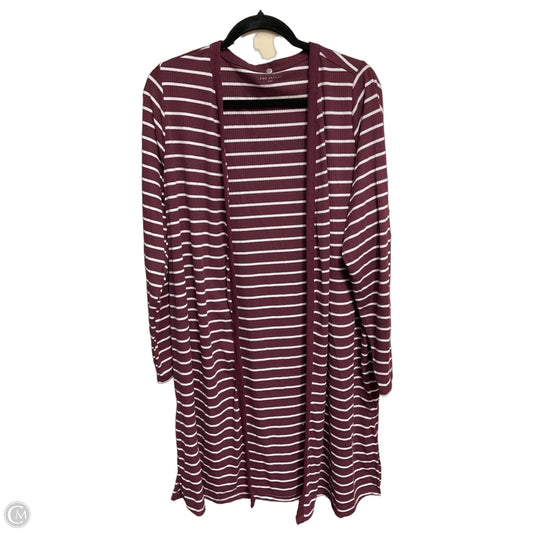 Cardigan By Lane Bryant In Striped Pattern, Size: Xl