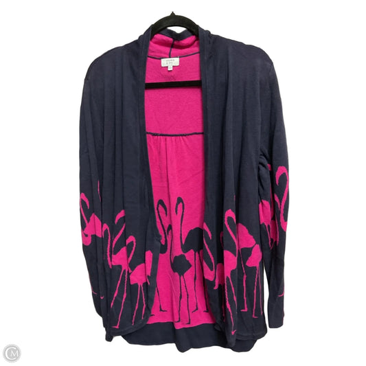 Cardigan By Crown And Ivy In Blue & Purple, Size: L