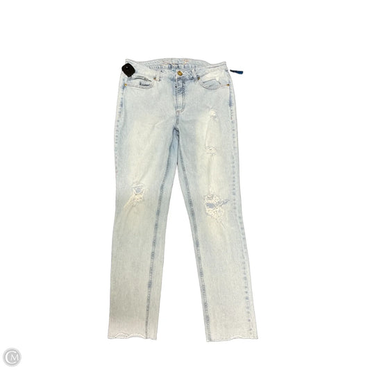 Jeans Straight By Seven 7 In Blue Denim, Size: 10