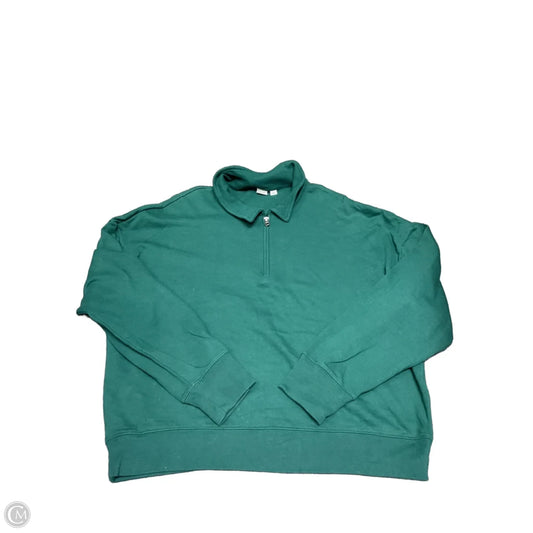Sweatshirt Collar By Gap In Green, Size: Xl