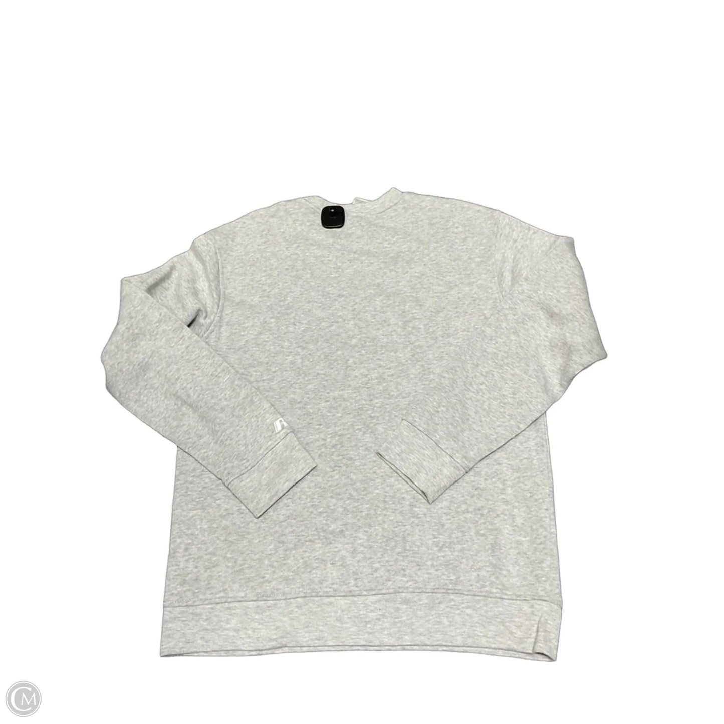 Sweatshirt Crewneck By Russel Athletic In Blue & Grey, Size: M