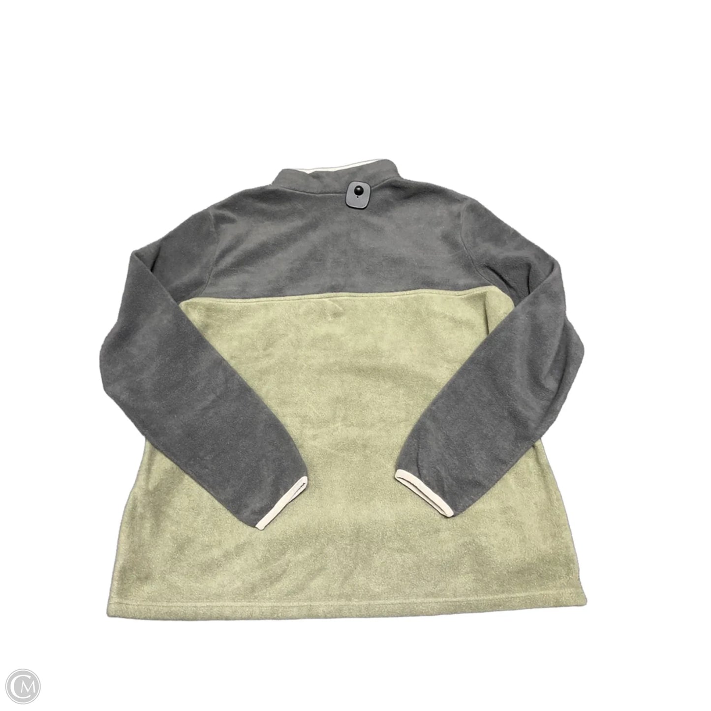Sweatshirt Collar By Columbia In Green & Grey, Size: Xl