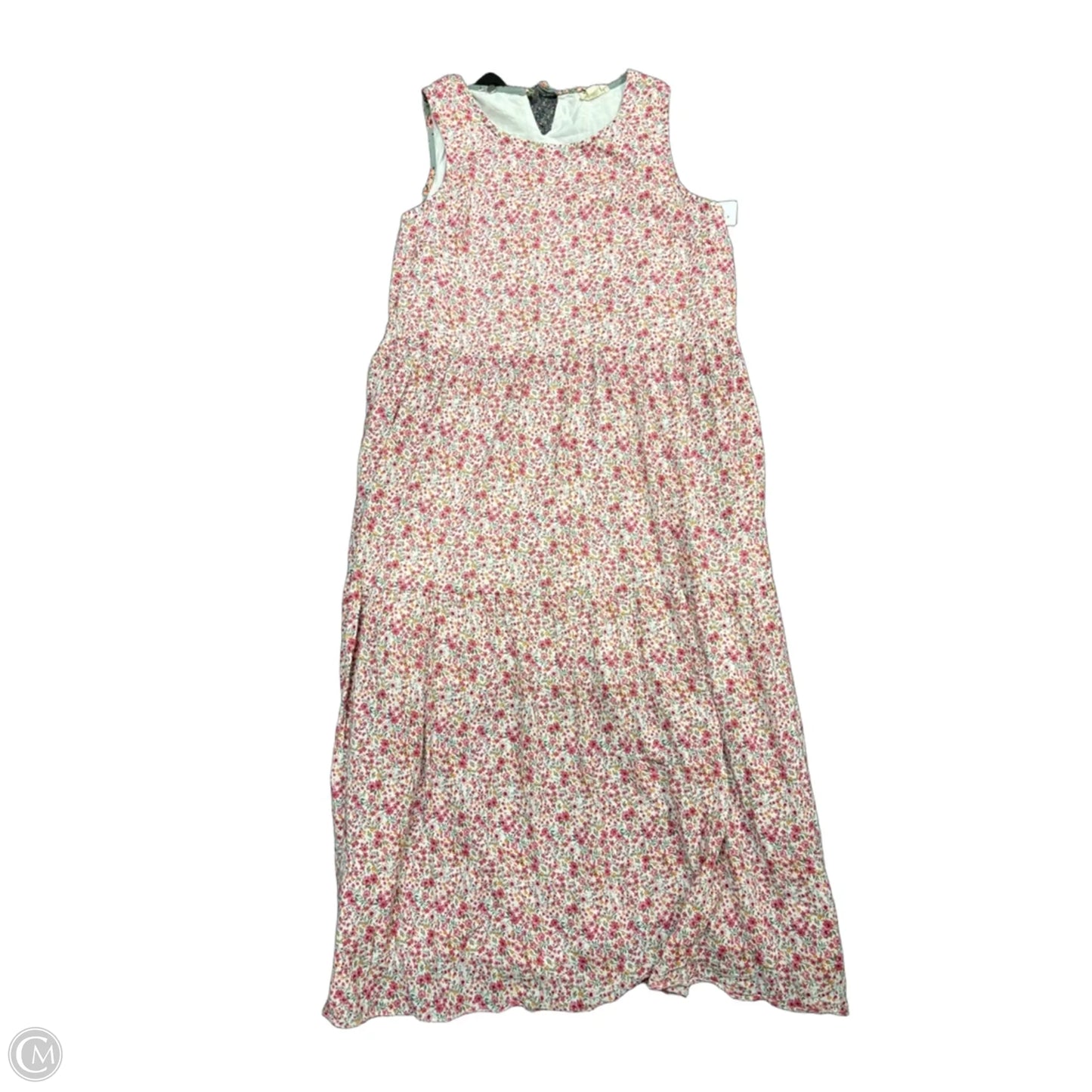 Dress Casual Midi By Cmc In Floral Print, Size: M