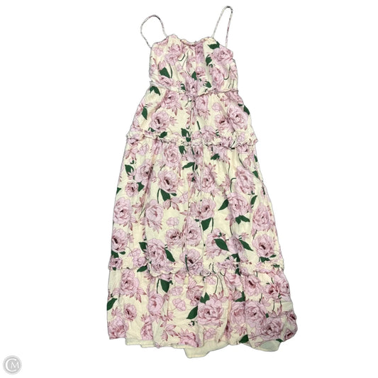 Dress Casual Maxi By Cmc In Floral Print, Size: M