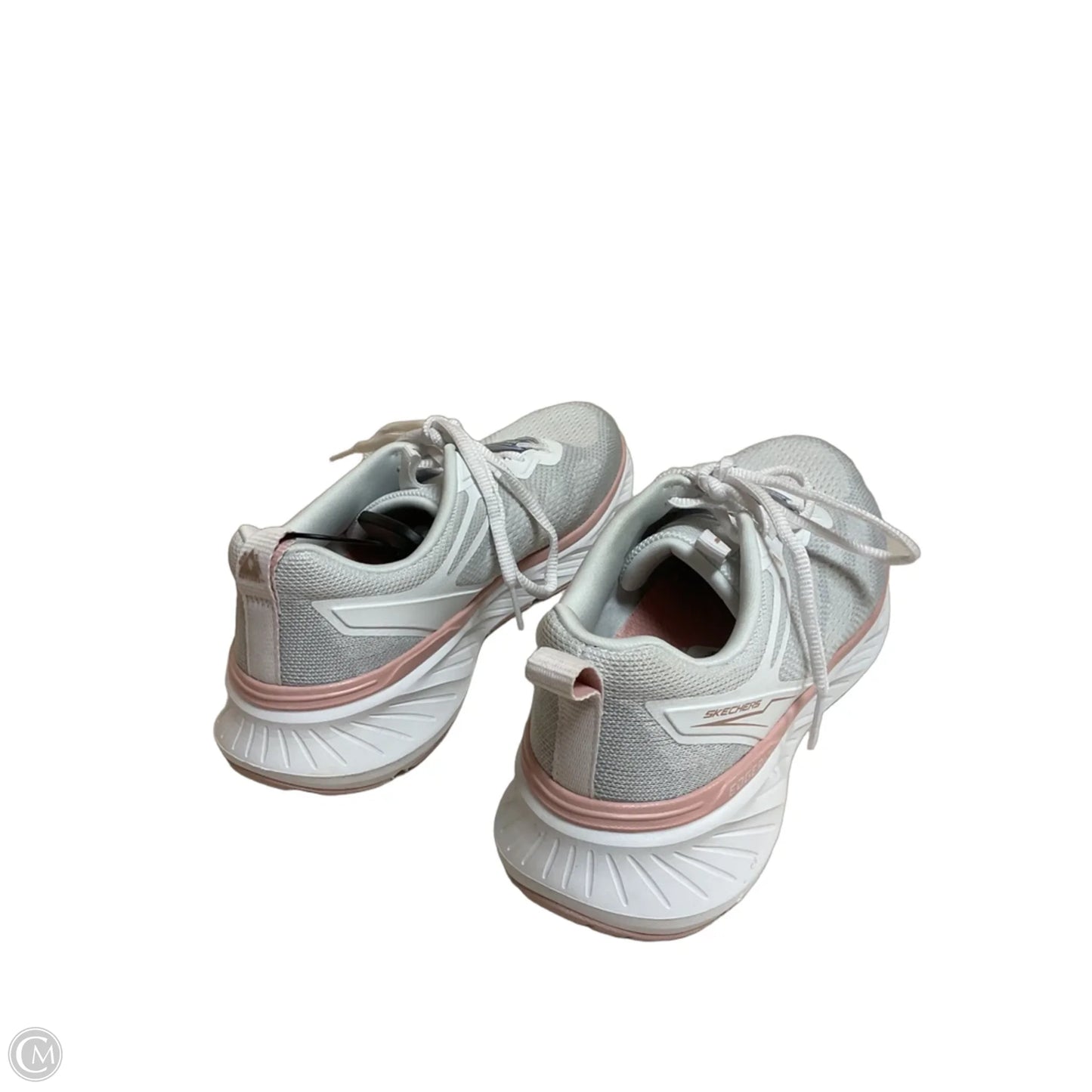 Shoes Athletic By Skechers In Grey & Pink, Size: 8.5