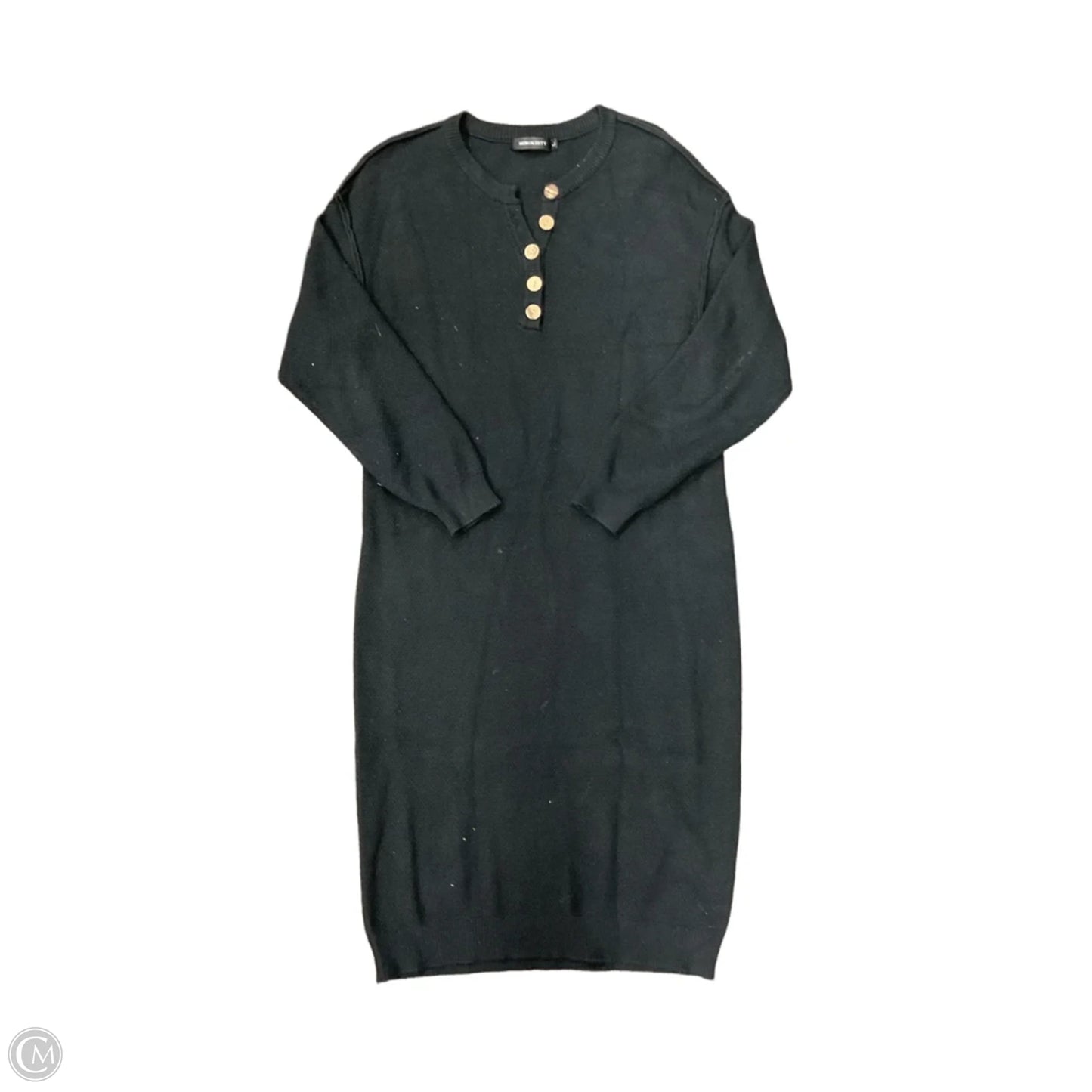 Dress Sweater By Merokeety In Black, Size: L