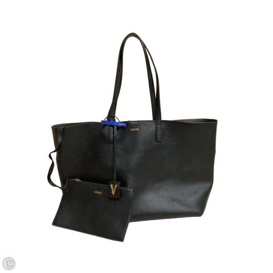 Tote Luxury Designer By Versace, Size: Medium