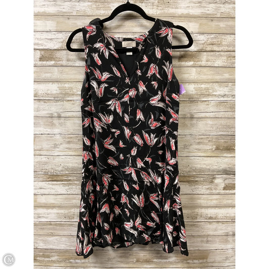 Romper By Loft In Black & Pink, Size: S