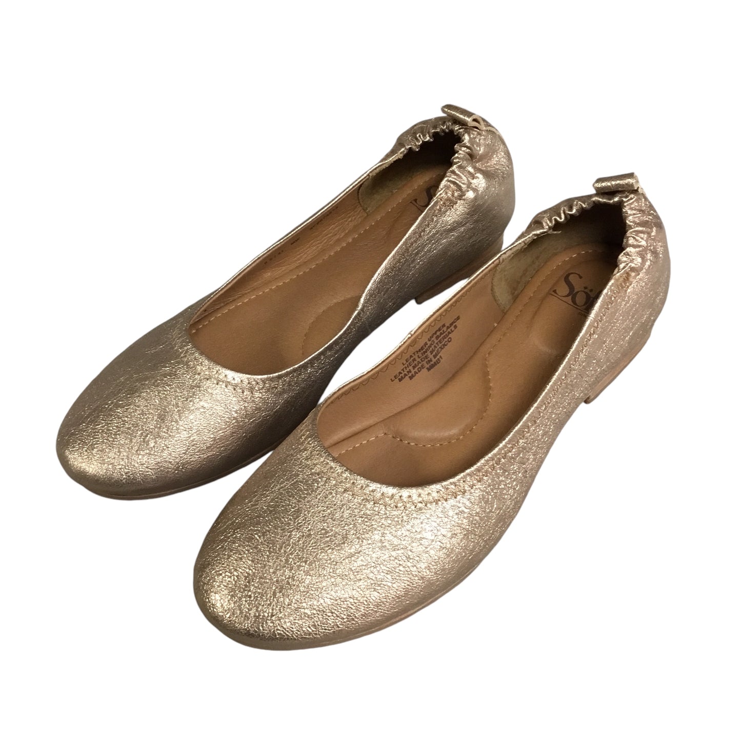 Shoes Flats By Sofft In Copper, Size: 9.5