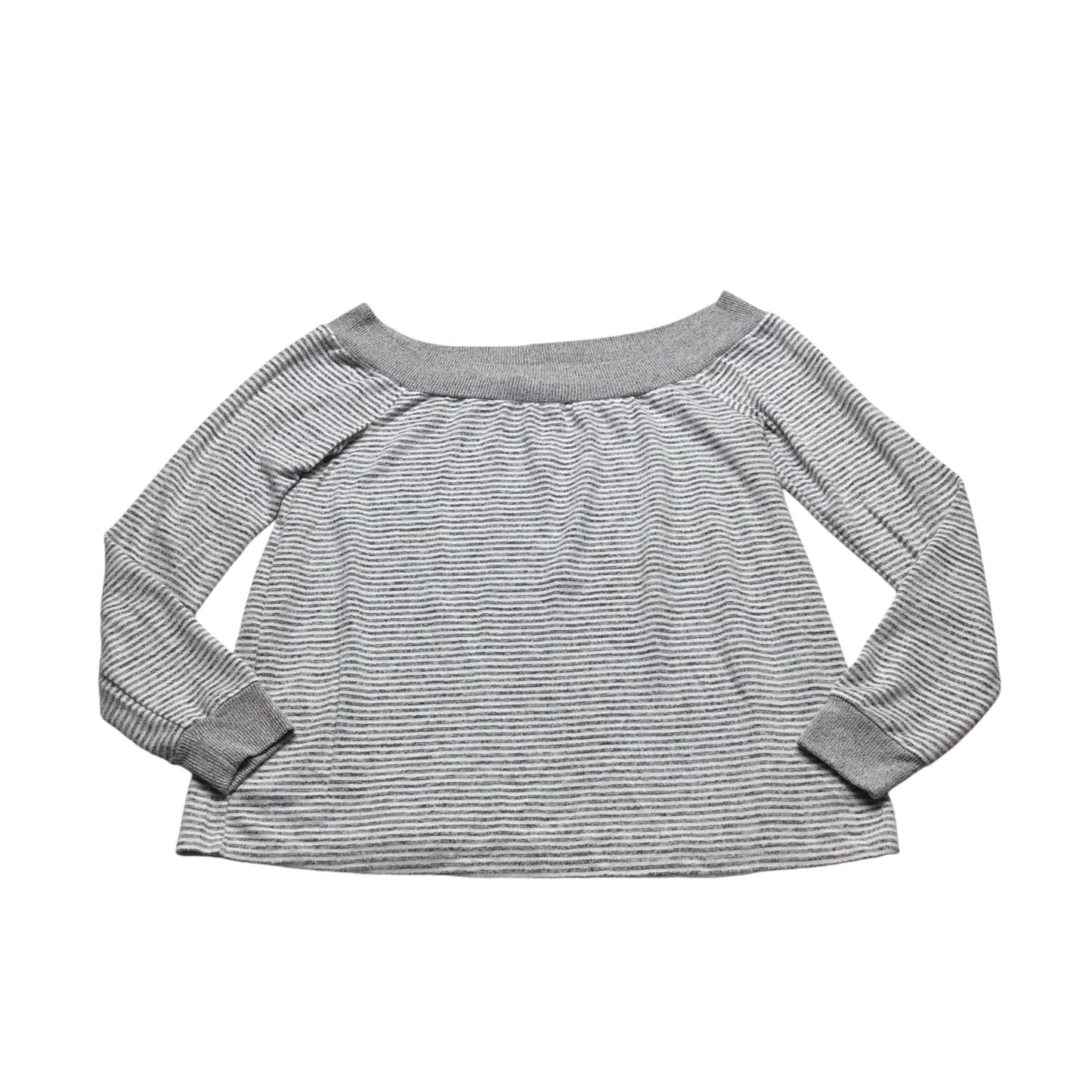 Top Long Sleeve By Daytrip In Grey, Size: Xl