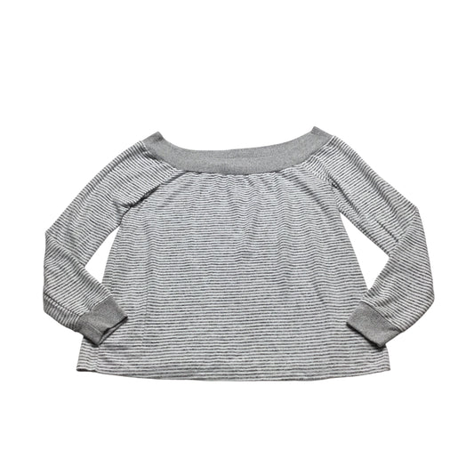 Top Long Sleeve By Daytrip In Grey, Size: Xl