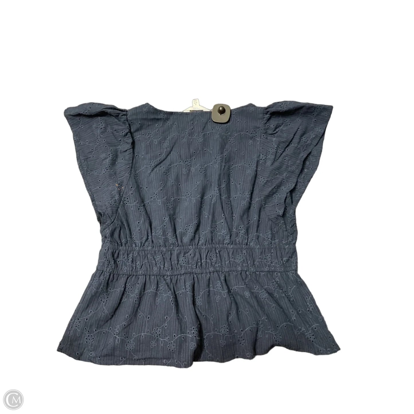 Top Short Sleeve By Time And Tru In Navy, Size: S