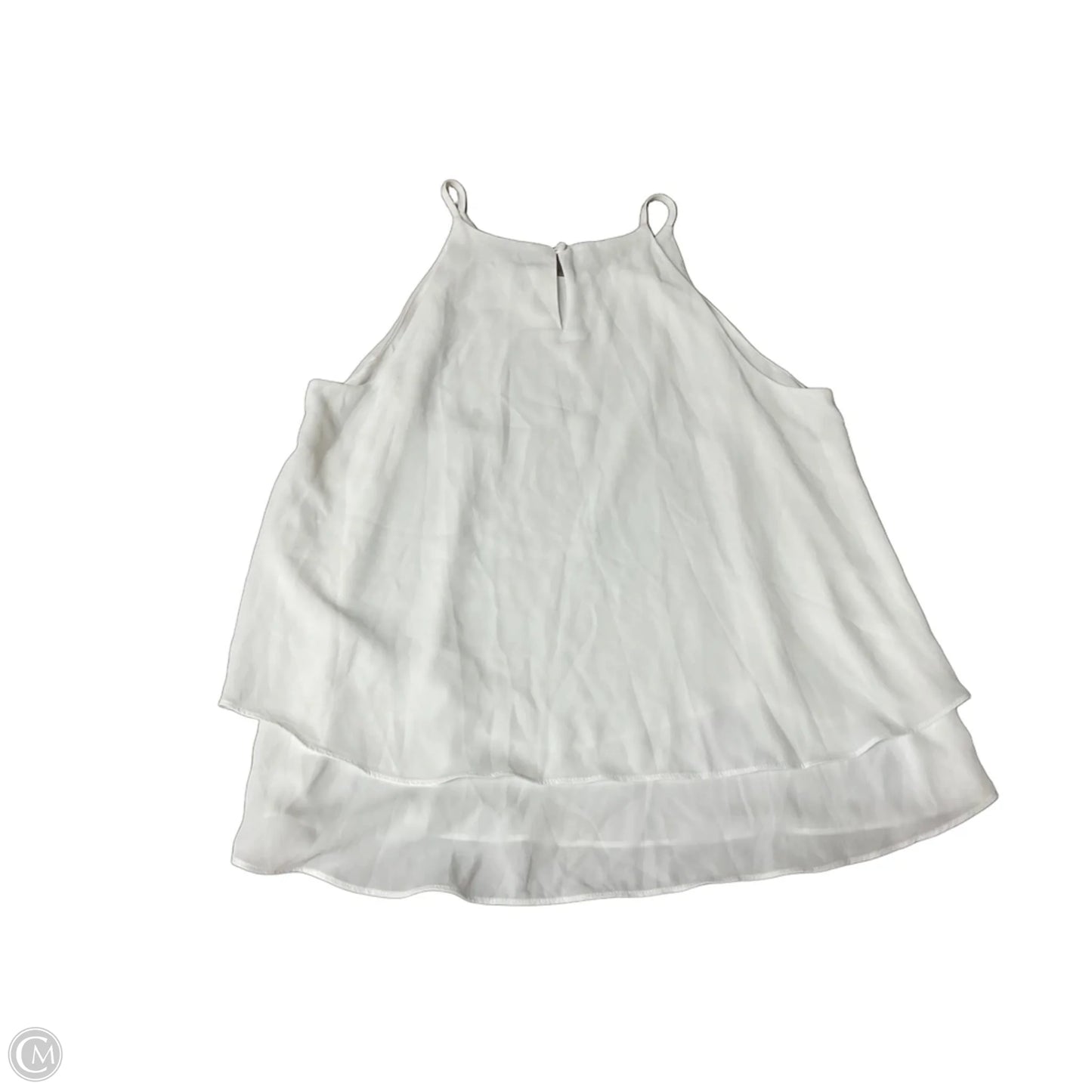 Top Sleeveless By Pink Rose In White, Size: L