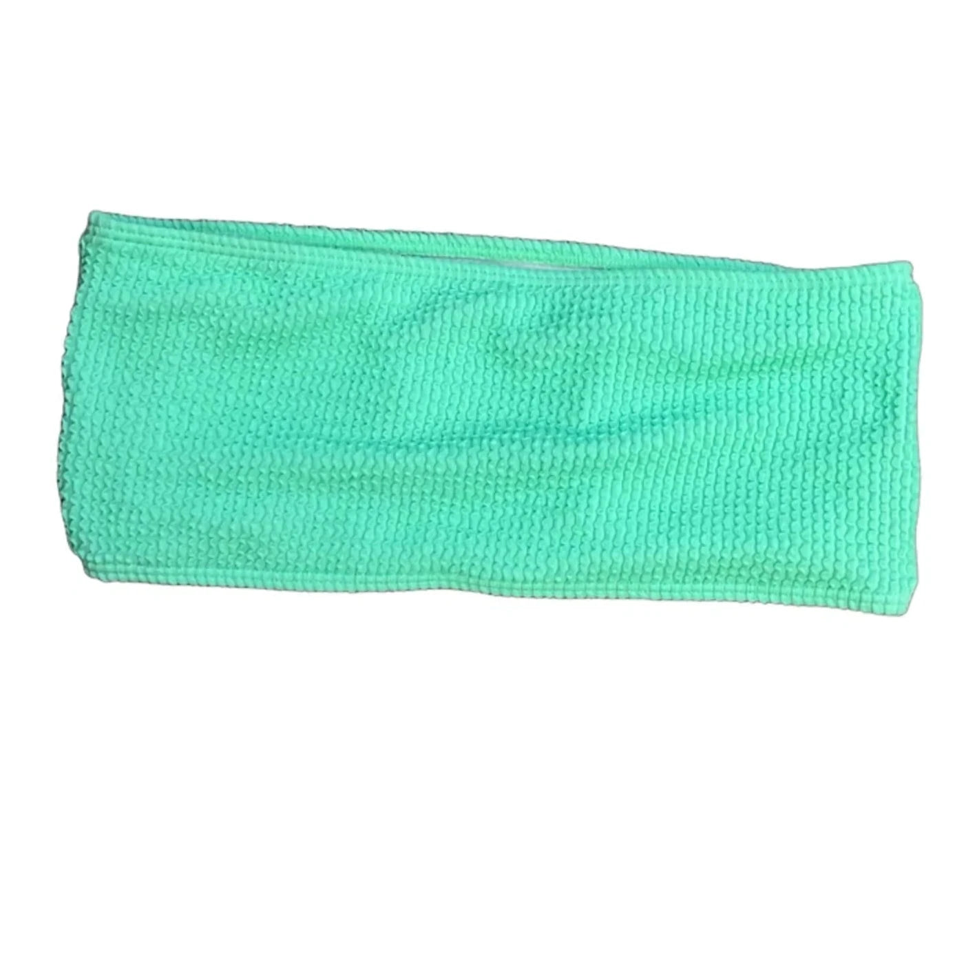 Swimsuit Top By Shein In Green, Size: M