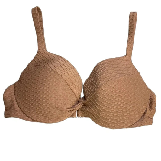 Swimsuit Top By Victorias Secret In Brown, Size: M