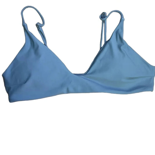 Swimsuit Top By Zaful In Blue, Size: M