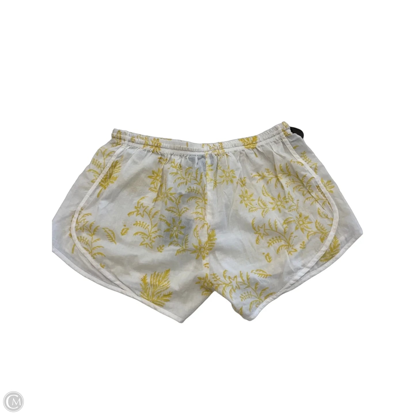 Shorts By Cmc In White & Yellow, Size: Xs