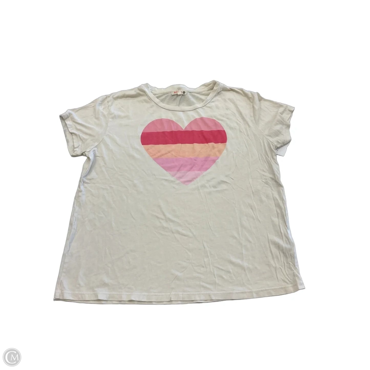 Top Short Sleeve Basic By Sundry In Yellow, Size: S