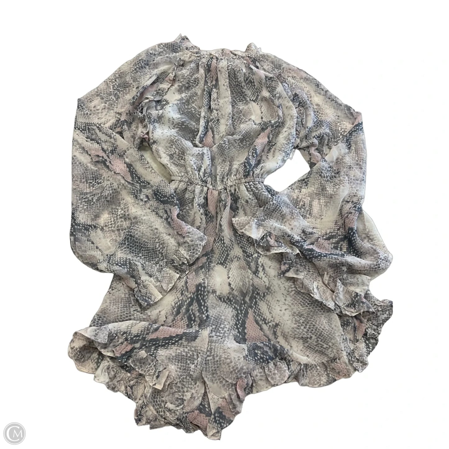 Romper By Karlie In Snakeskin Print, Size: S