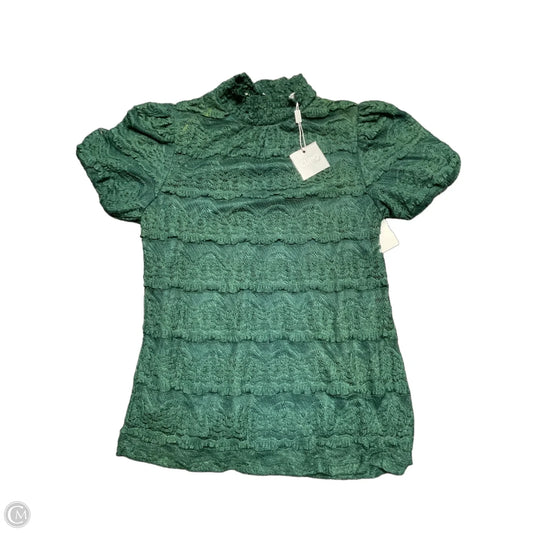 Top Short Sleeve By Cupio In Green, Size: S