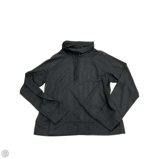 Athletic Top Long Sleeve Collar By Dkny In Black, Size: S