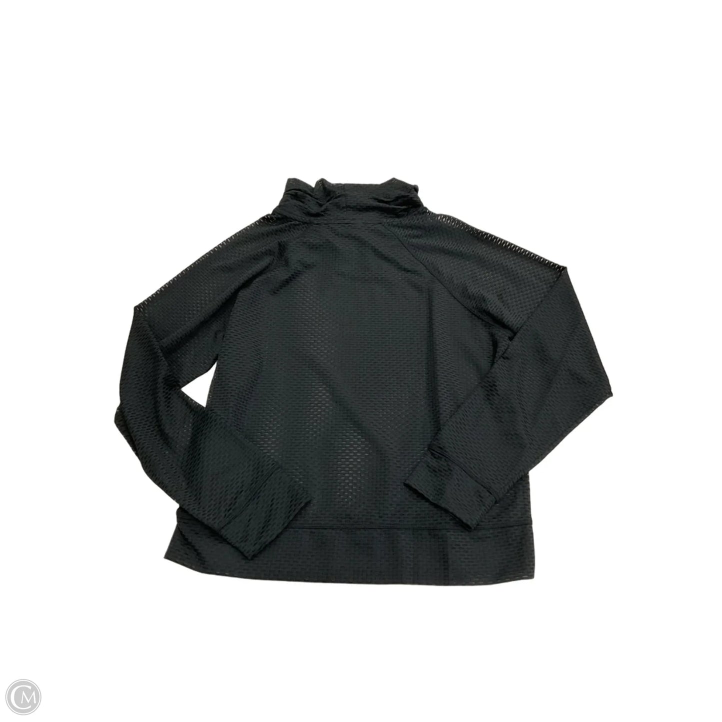 Athletic Top Long Sleeve Collar By Dkny In Black, Size: S