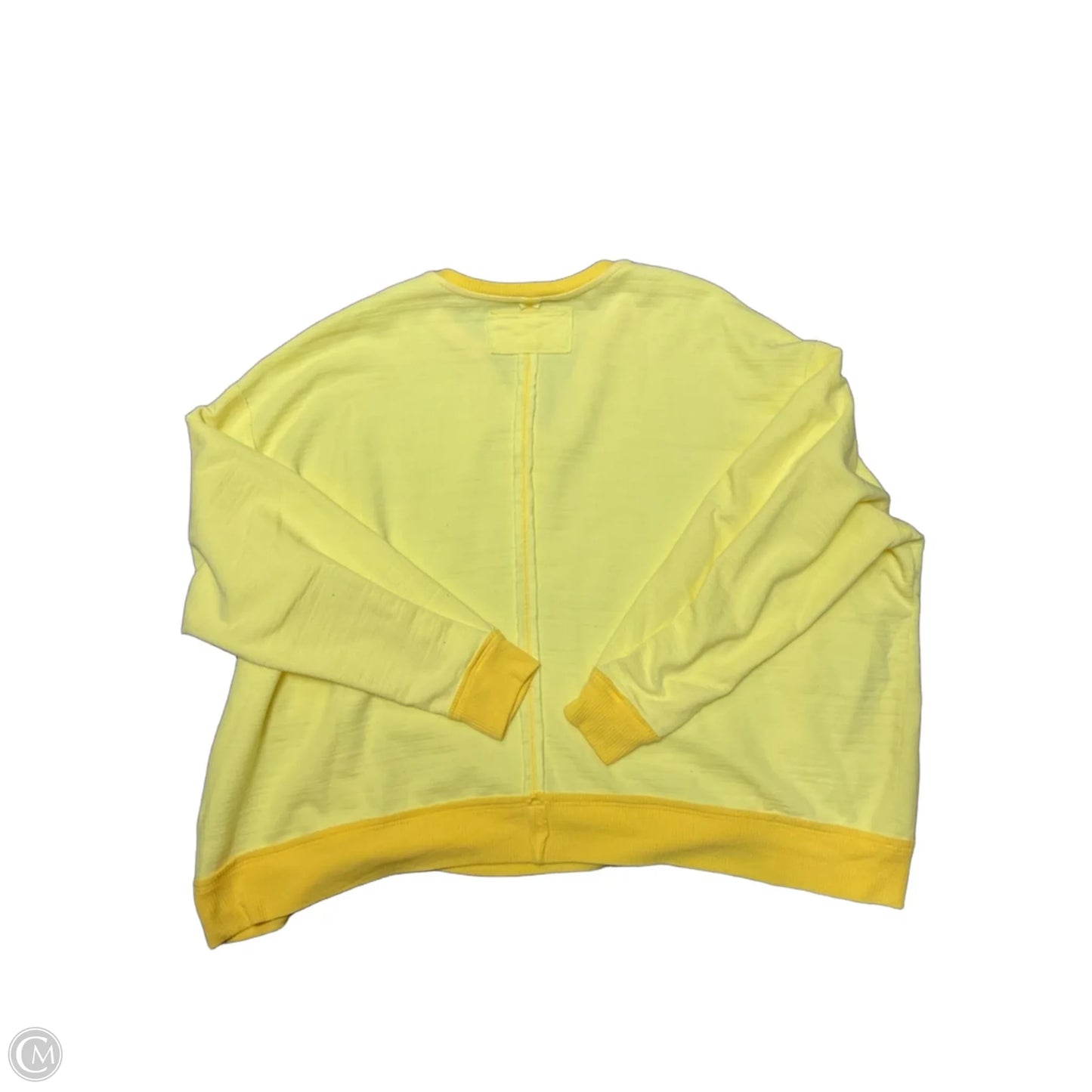 Top Long Sleeve By Hailey & Co In Yellow, Size: L