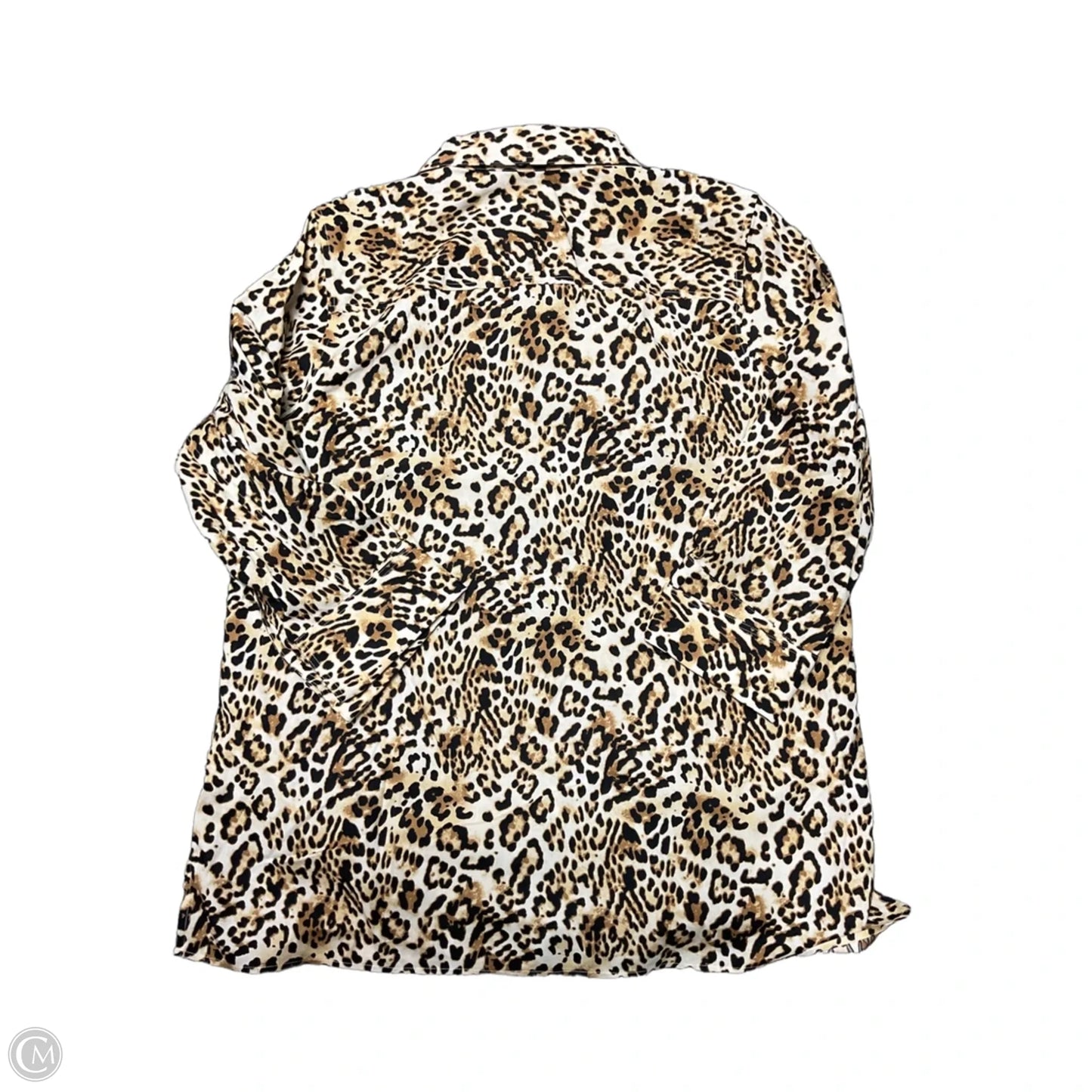 Top Long Sleeve By Chicos In Animal Print, Size: Xl