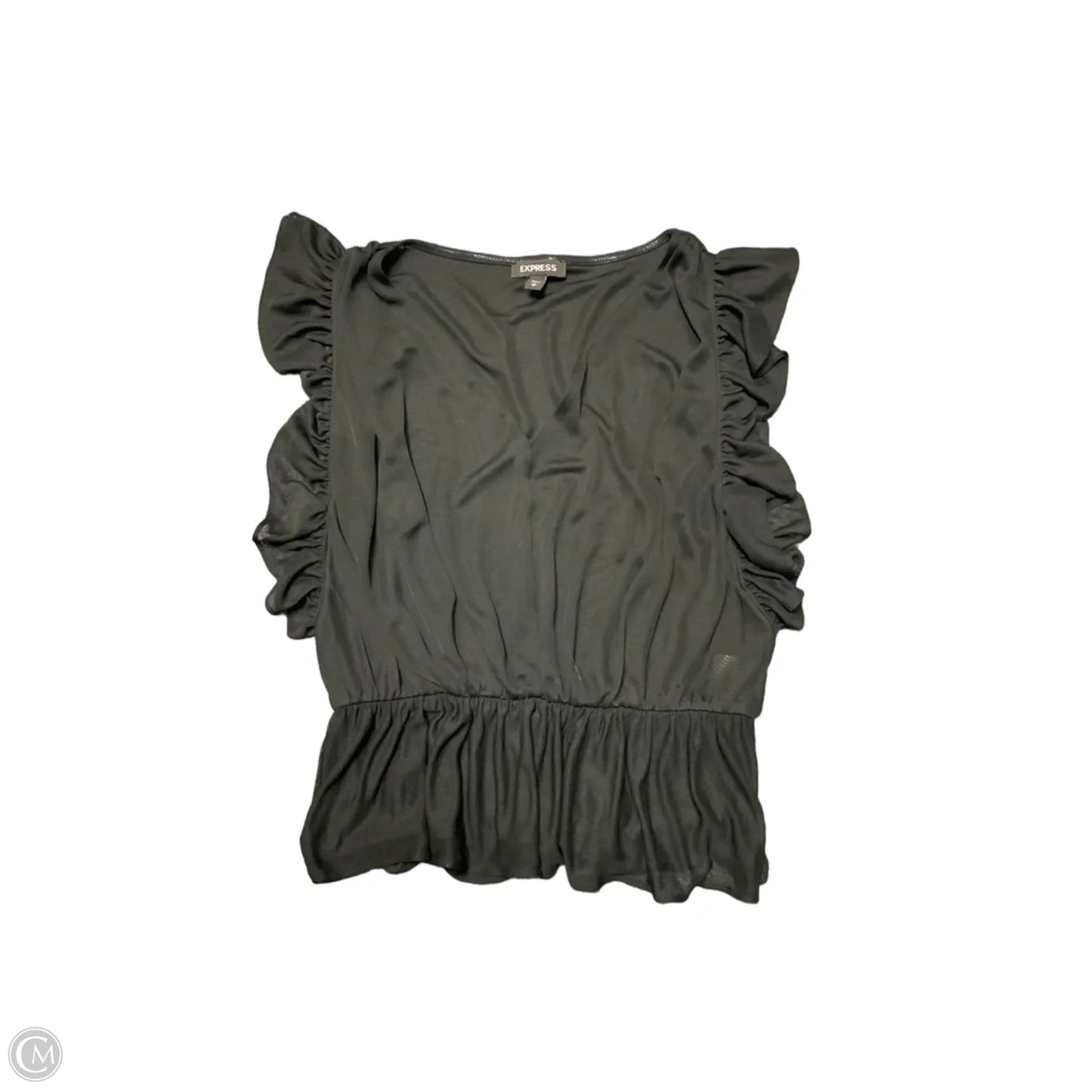 Top Sleeveless By Express In Black, Size: S