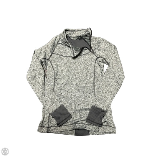 Athletic Sweatshirt Collar By Eddie Bauer In Grey, Size: M