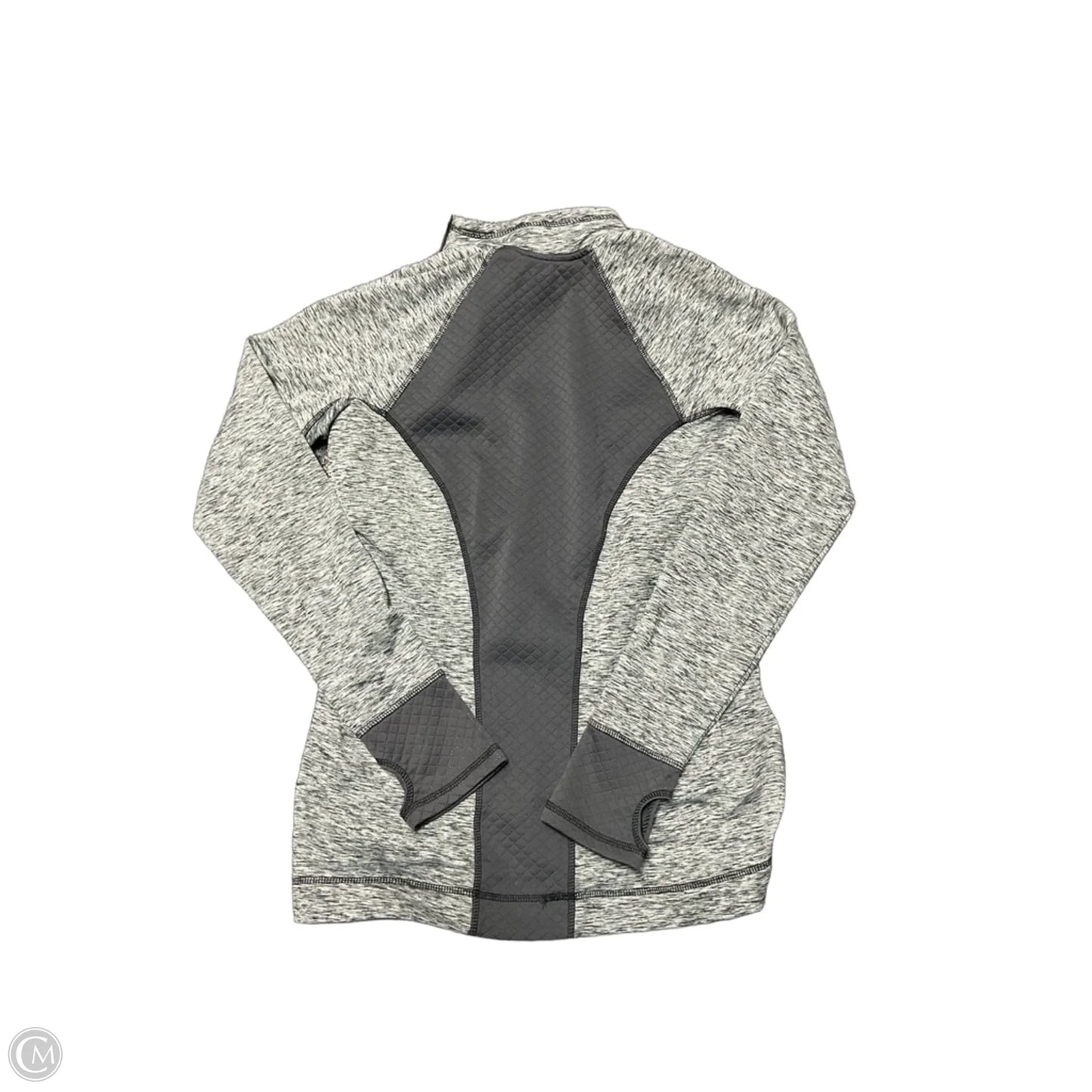 Athletic Sweatshirt Collar By Eddie Bauer In Grey, Size: M