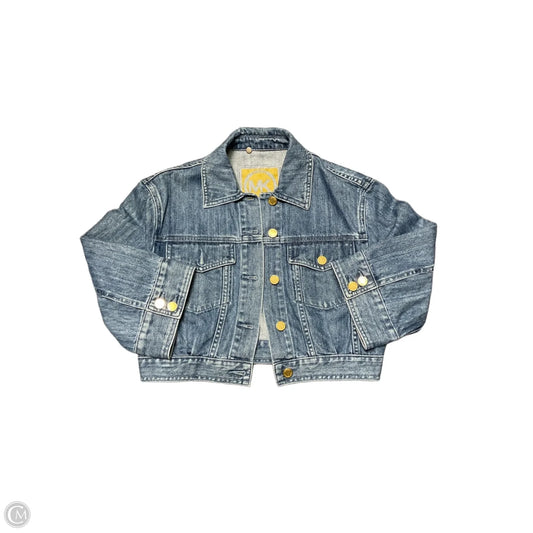 Jacket Denim By Michael By Michael Kors In Blue Denim, Size: S
