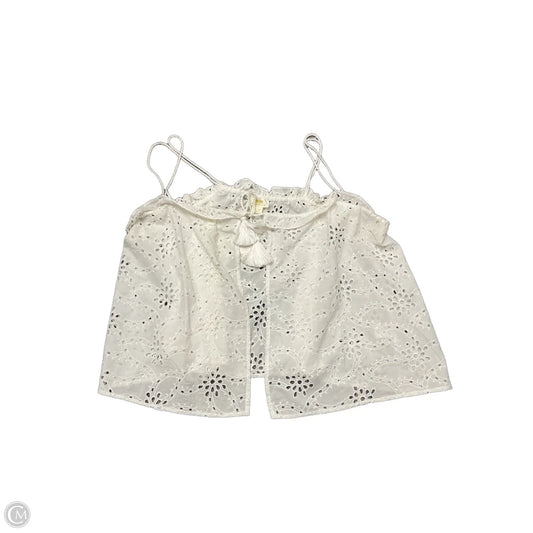 Top Sleeveless By Maeve In White, Size: Osfm