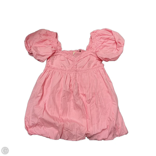 Tunic Short Sleeve By Free People In Pink, Size: S