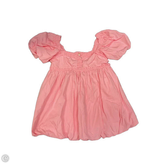 Tunic Short Sleeve By Free People In Pink, Size: M