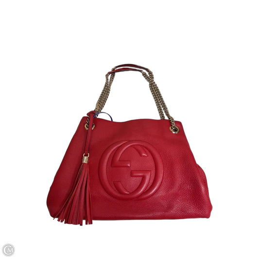 Handbag Luxury Designer By Gucci, Size: Medium