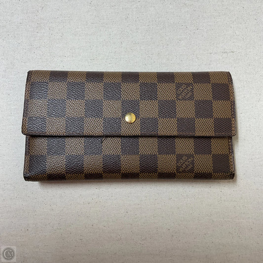 Wallet Luxury Designer By Louis Vuitton, Size: Large