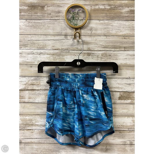 Athletic Shorts By Lululemon In Blue, Size: 2