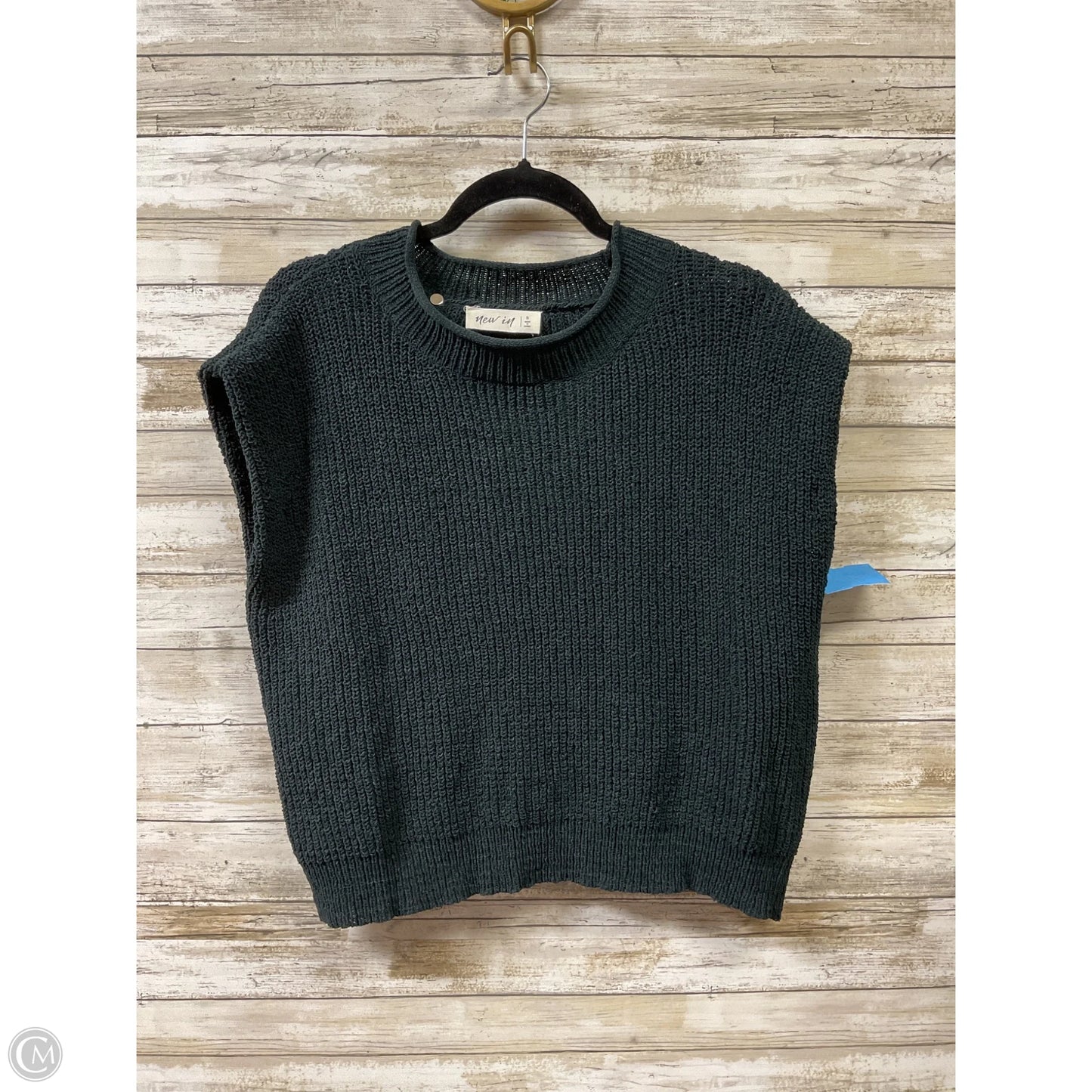 Vest Sweater By New In In Black, Size: S