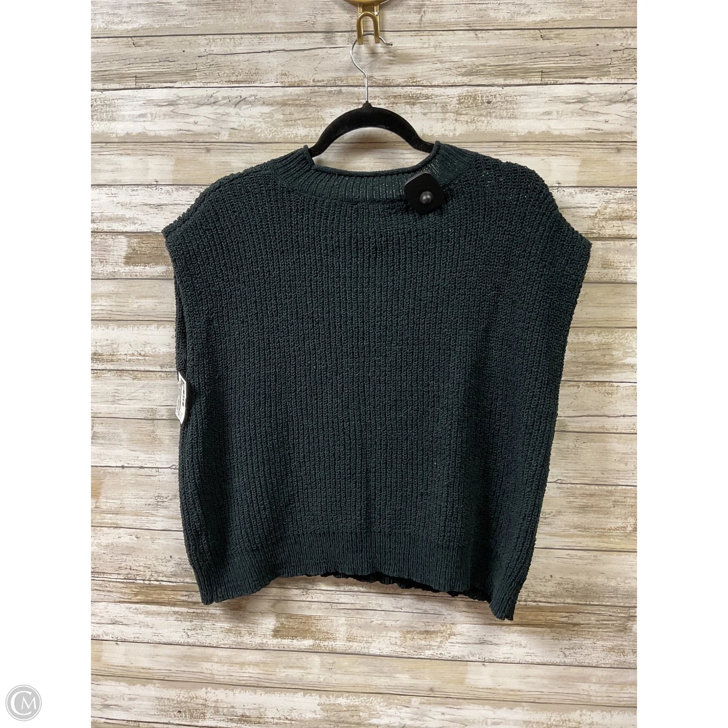 Vest Sweater By New In In Black, Size: S