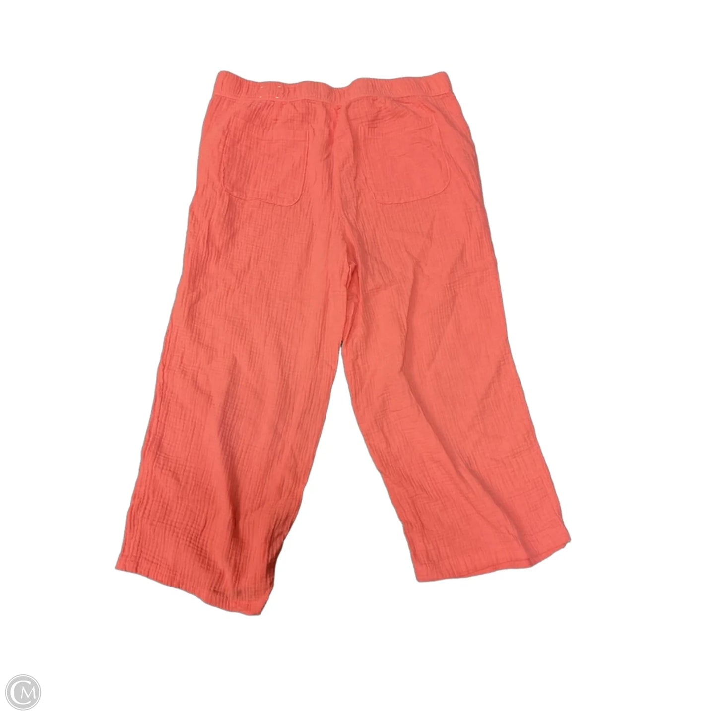 Pants Linen By Talbots In Coral, Size: Xl